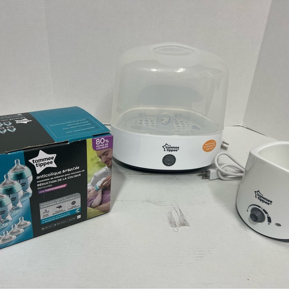 Tommee Tippee bundle, bottle warmer, bottle steamer, bottles - Picture 6 of 6